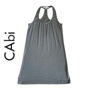 Cabi Women's Gray T-Back Ribbed Tank Top SZ XS